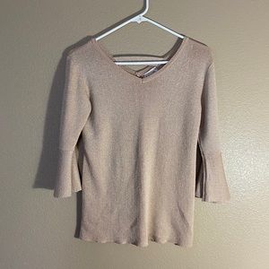 Bailey and Chloe shimmer sweater top